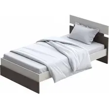 Кровать PROxSON Milton 90x200 (дуб шамони светлый 124/ясень шимо темный)