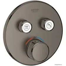 Смеситель без скрытого механизма Grohe Grohtherm SmartControl 29119AL0 (темный графит, матовый)