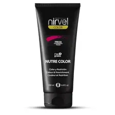 Тонирующая маска для волос Nirvel Nutre Color (200мл, клубника)