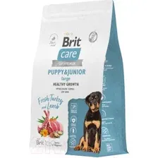 Сухой корм для собак Брит Кеа Puppy&Junior L Healthy Growth с инд. и ягн. 5066322/ 6010254 (3кг)