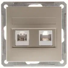 Розетка телефонная Schneider Electric W59 RSI-251TK5E-4-86