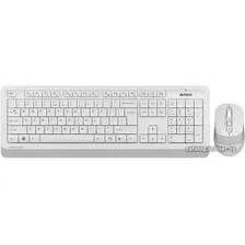 Офисный набор A4Tech Fstyler FG1010 (белый/серый)