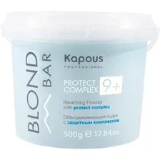 Обесцвечивающая пудра Kapous Professional Blond Bar с защитным комплексом 9+ 500 г