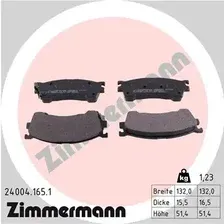 Тормозные колодки дисковые передняя ось ZIMMERMANN 24004.165.1