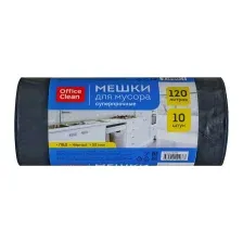 Пакеты для мусора OfficeClean 120 л 243968/И (10 шт, черный)