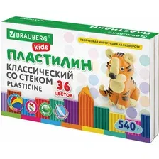 Пластилин BRAUBERG KIDS 106678