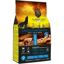 Сухой корм для собак Ambrosia Adult All Breeds Lamb & Fresh Salmon (для всех пород с ягненком и лососем) 2 кг