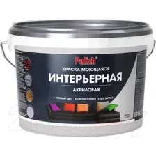 Краска Palizh Акриловая интерьерная моющаяся (3.7кг, халва)