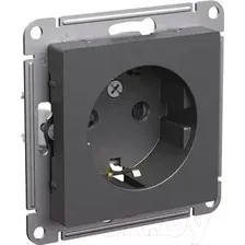 Розетка Systeme (Schneider) Electric AtlasDesign ATN001445 (базальт)
