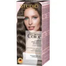 Крем-краска для волос Studio Professional Ultima Color, тон 7.1 пепельно-русый