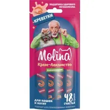 Лакомство для кошек Molina Поддержка здорового метаболизма / 74099 (48г)