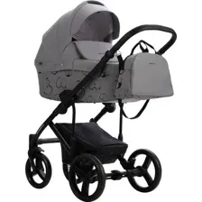 Универсальная коляска BEBETTO Magnum Light SE 2в1 (07, светло-серый/черная рама)