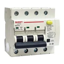 Дифавтомат SHCET АВДТ64 3Р+N 25А 30мА 6кА тип АС (S0003326)