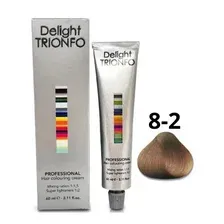 Constant Delight / Констант Делайт TRIONFO 8-2 Стойкая крем-краска для волос светлый русый пепельный 60 мл.