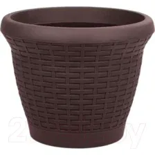 Кашпо Serinova Rattan №2 20-HS0211102-200100 (антрацит)