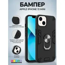 Чехол-накладка Bingo Warrior для iPhone 13 Mini (черный)