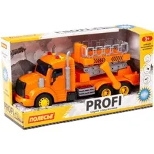 Игрушечный автомобиль Polesie Профи, 89779, оранжевый