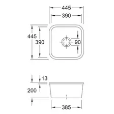 Кухонная мойка Villeroy & Boch Cisterna 50 670301J0