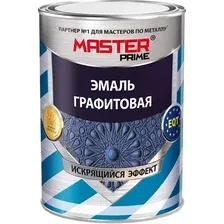 Эмаль Farbitex Профи Master Графитовая с искрящимся эффектом изумруд 0.9 л (серебристо-зеленый)
