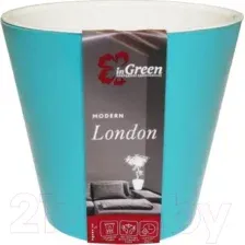 Кашпо Ingreen London / ING6207 ГЛЖ (голубой жасмин)