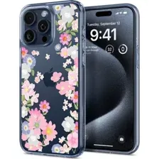 Чехол для телефона Spigen Liquid Crystal для iPhone 15 Pro Blossom