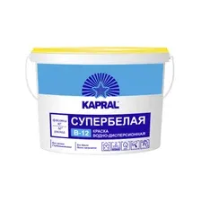 Супербелая краска для внутренних работ Kapral B-12 15 кг