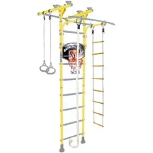 Детский спортивный комплекс Midzumi Niji Ton Basketball Shield (лимонный пай)