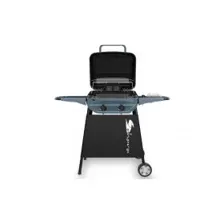 Гриль газовый Sahara 2 Burner Rapid Assembly Plus, черный/серый