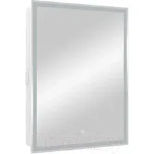 Шкаф с зеркалом для ванной Континент Allure Led 55х80 R