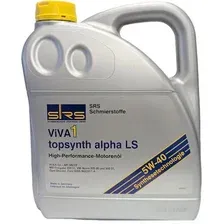 Моторное масло SRS Viva 1 topsynth alpha LS 5W-40 4л