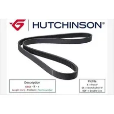 Ремень поликлиновый HUTCHINSON 1445 K 5 PK , 1445 мм