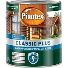 Антисептик для древесины Pinotex Classic Plus 3в1 (900мл, лиственница)