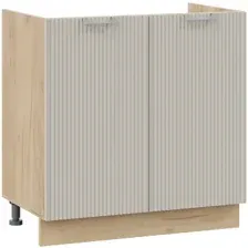 Шкаф напольный Трия Кимберли 1Н8М (дуб крафт золотой/крем)