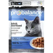 Влажный корм для кошек ProBalance Sterilized (85г)