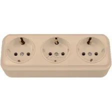 Розетка Bylectrica Вариант РА16-0162 (бежевый)