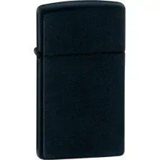 Зажигалка Zippo Slim 1618 Black Matte
