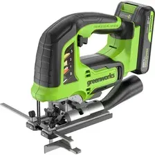Электролобзик Greenworks GD24JS120 бесщеточный 24V / 3601407CUA (с АКБ 2Ач и ЗУ)