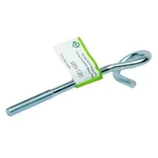 Крюк качельный с метрической резьбой M8 х 120 (1 шт) B009929