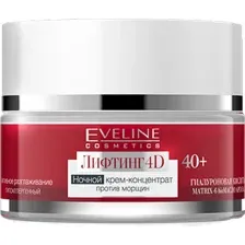 Крем-концентрат ночной Eveline Cosmetics Лифтинг 4D 40+, против морщин, 50 мл
