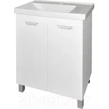 Тумба с умывальником Гамма Р24 ОФ8/1-У 60 (4812044014440)