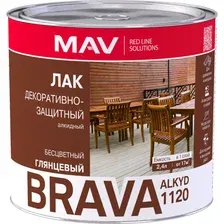 Лак MAV Brava, декоративно-защитный, 1.7 кг