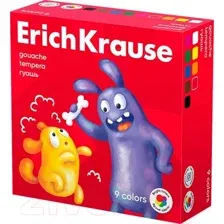 Гуашь Erich Krause Jolly Friends / 61414 (9цв)