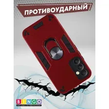 Чехол-накладка Bingo Warrior для Samsung S25 (красный)