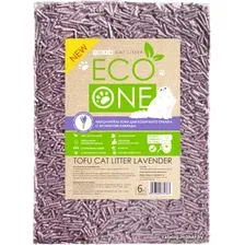 Наполнитель для туалета Eco One Тофу с ароматом лаванды 6 л