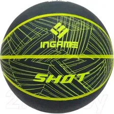 Баскетбольный мяч Ingame Shot №7 (черный/желтый)