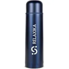 Термос Relaxika 101 1л (темно-синий)