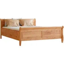 Кровать Диприз Мелания 180x200 Д.83312.1 (дуб/дуб масло)
