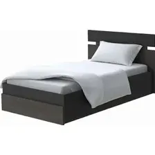 Кровать PROxSON Milton с ПМ 90x190 (черный/дуб кантербери)