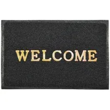 Придверный коврик ComeForte Welcome 60x90 (черный)