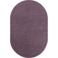 Ковер для жилой комнаты Merinos Lana T600-OVAL-PURPLE (1.5x3)